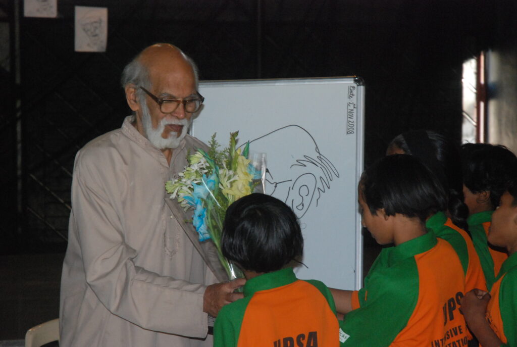 mangesh ji meeting the sphurti children